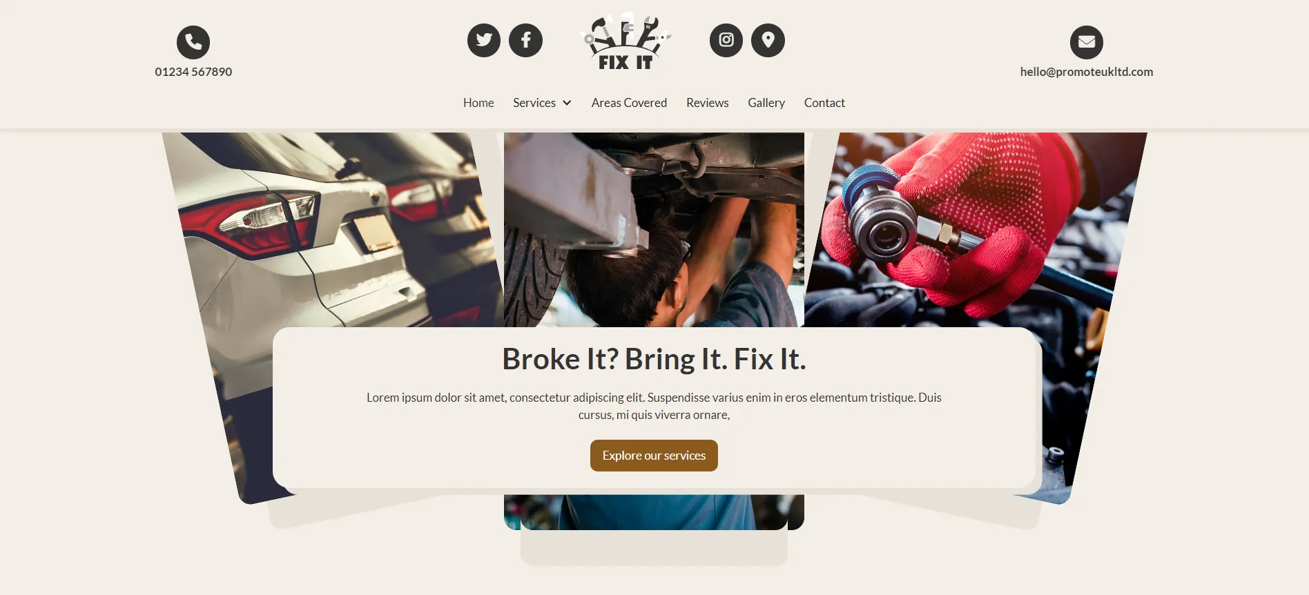 Fix It Website Theme